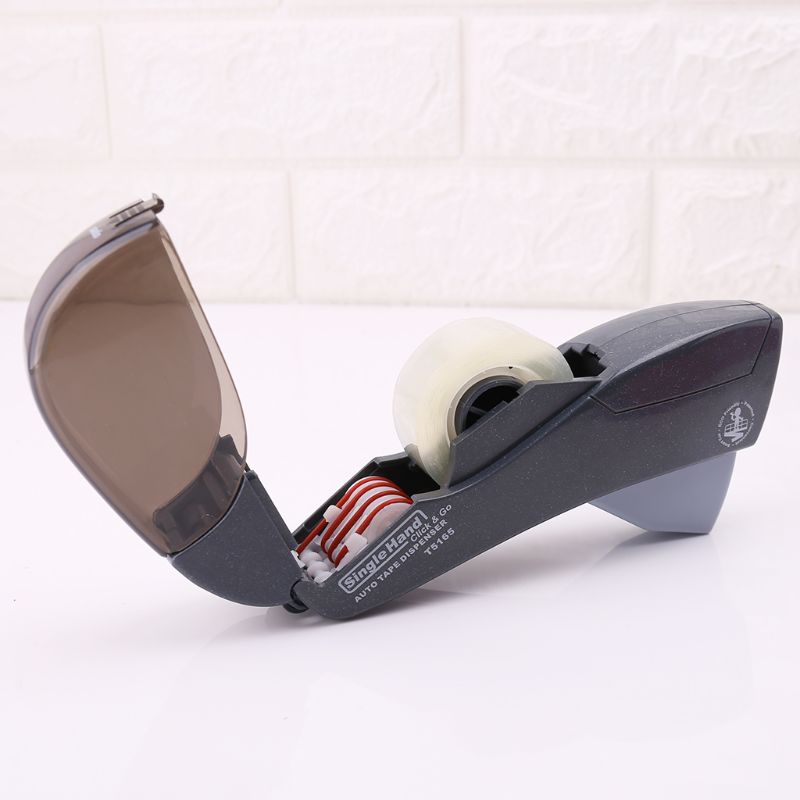 Automatische Tape Dispenser Hand-Held Een Druk Cutter Voor Cadeaupapier Schroot Boeken Boek Cover J