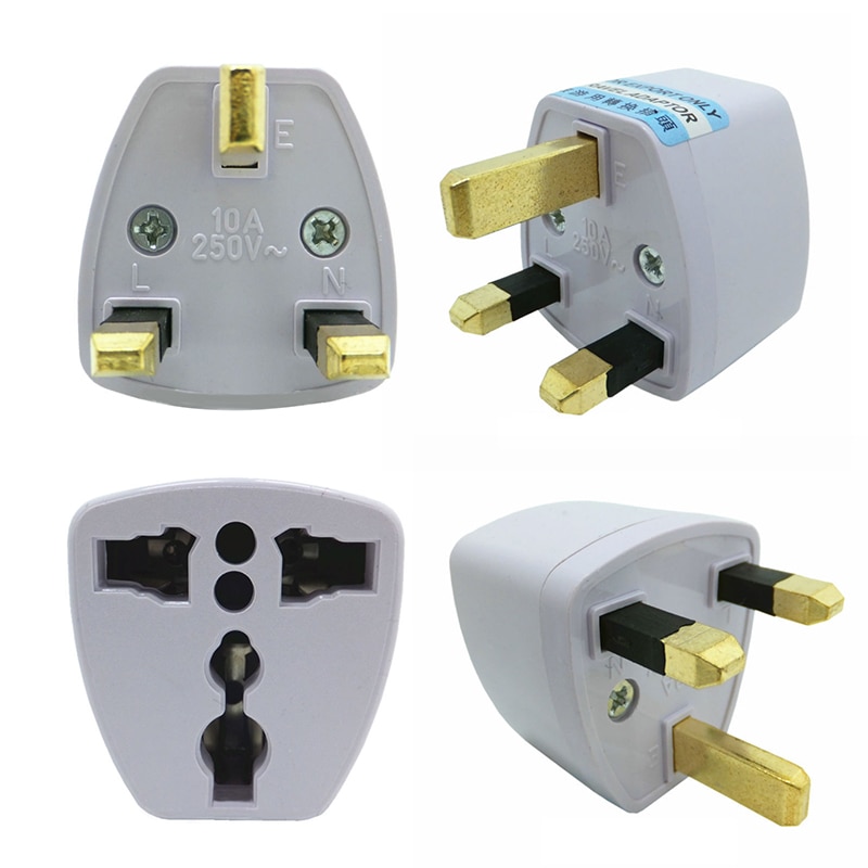 Universal World Socket UK Plug Charger BS Plug All in one Travel AC Power Adapter AC 250V Home Mobile Phone Charger Converter