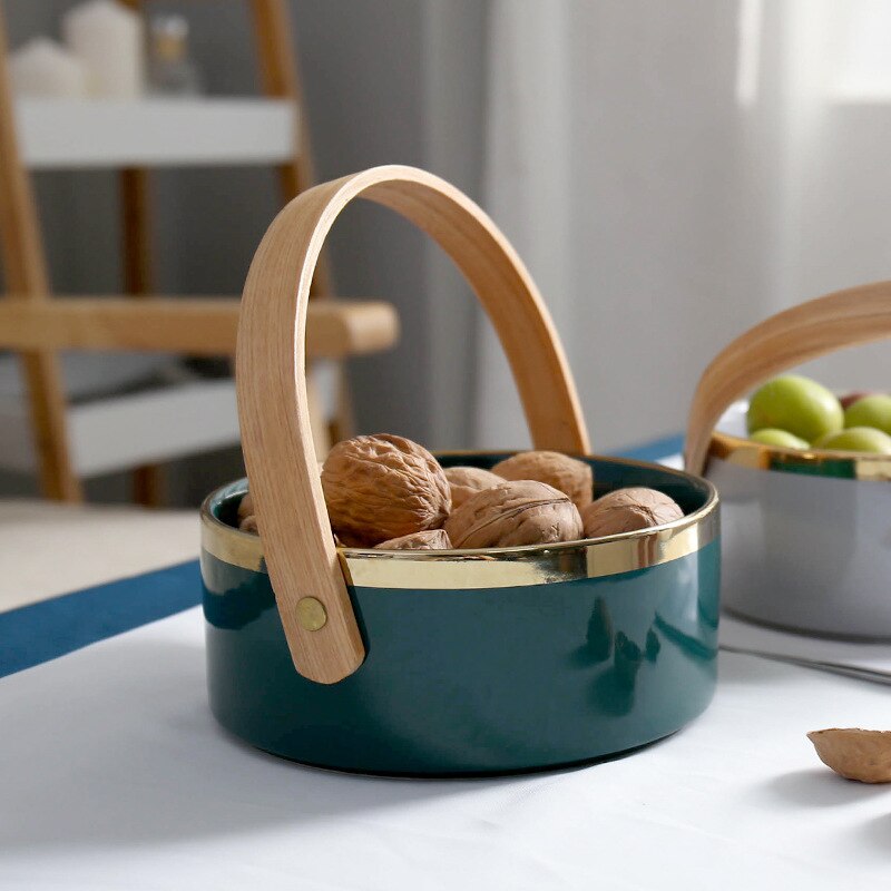 Enkel stil keramisk skål nordisk stil porslin ris soppa skål frukt skålar restaurang hushåll skål