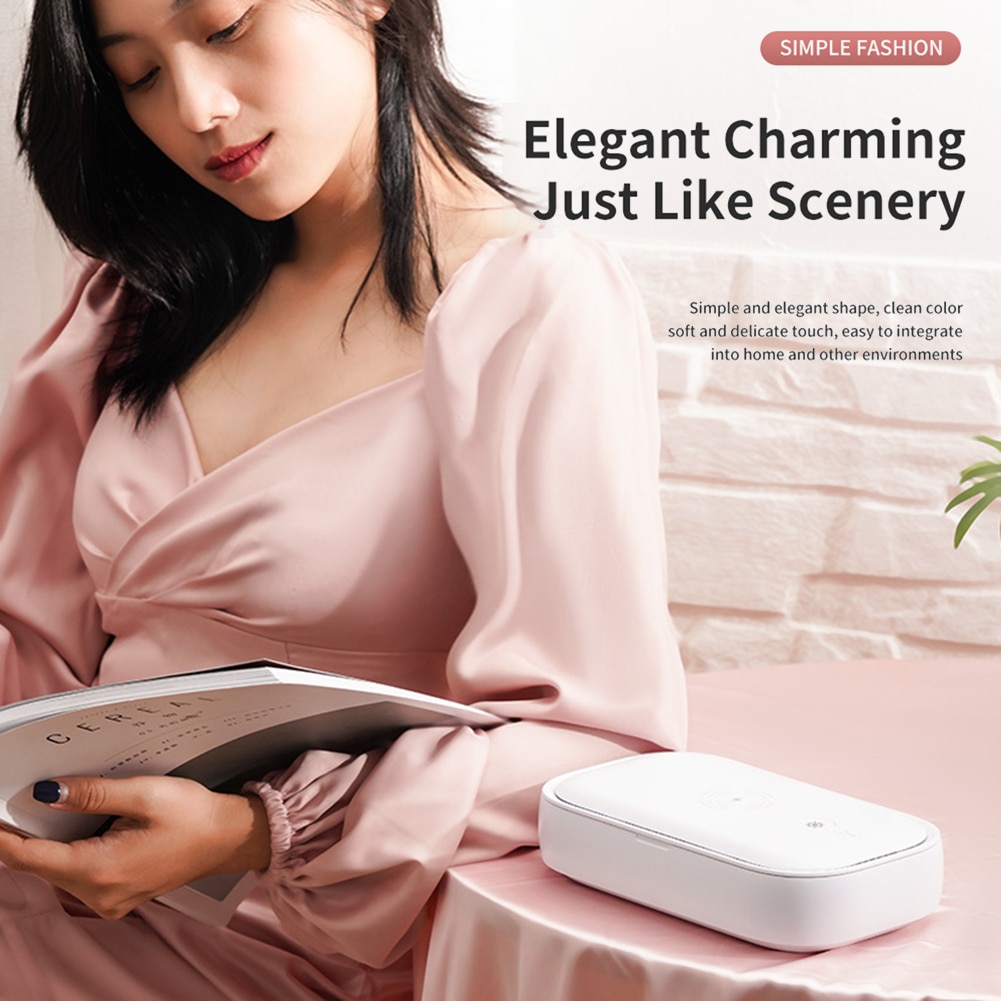 Multifunctional Portable UV Sterilizer Box LED Wireless Charger Phone Disinfection Cabinet