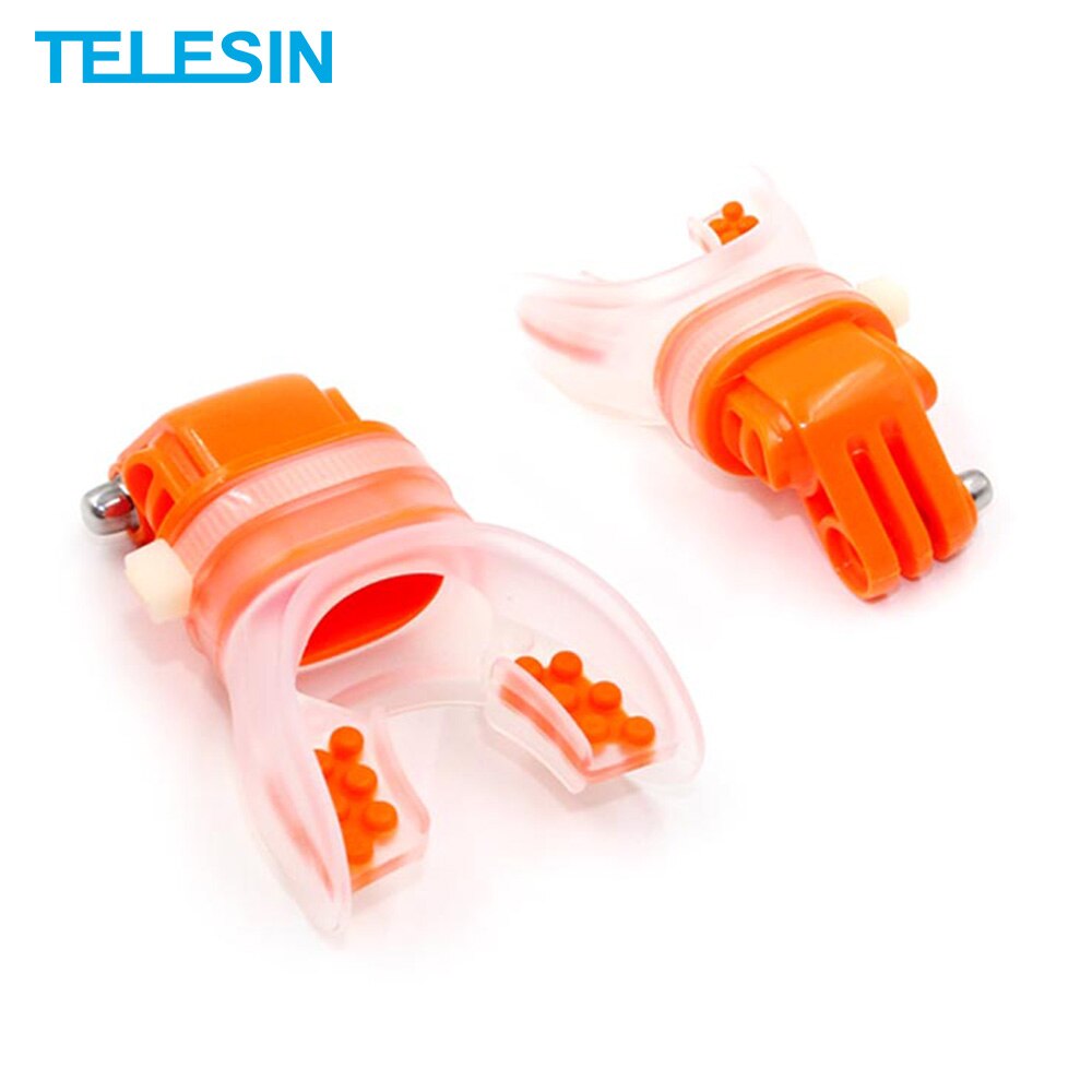 TELESIN – adaptateur de support de bouche pour skate de surf, pour GoPro 10 9 8 7 6 5 4 Insta360 Osmo Action SJCAM EKEN, accessoires