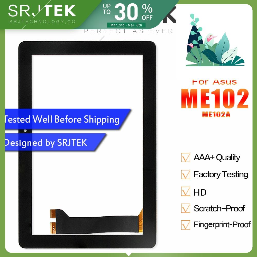 SRJTEK 10.1" For Asus MeMO Pad 10 ME102 Touch ME102A K00F Touch Screen Digitizer Glass Sensor Tablet PC
