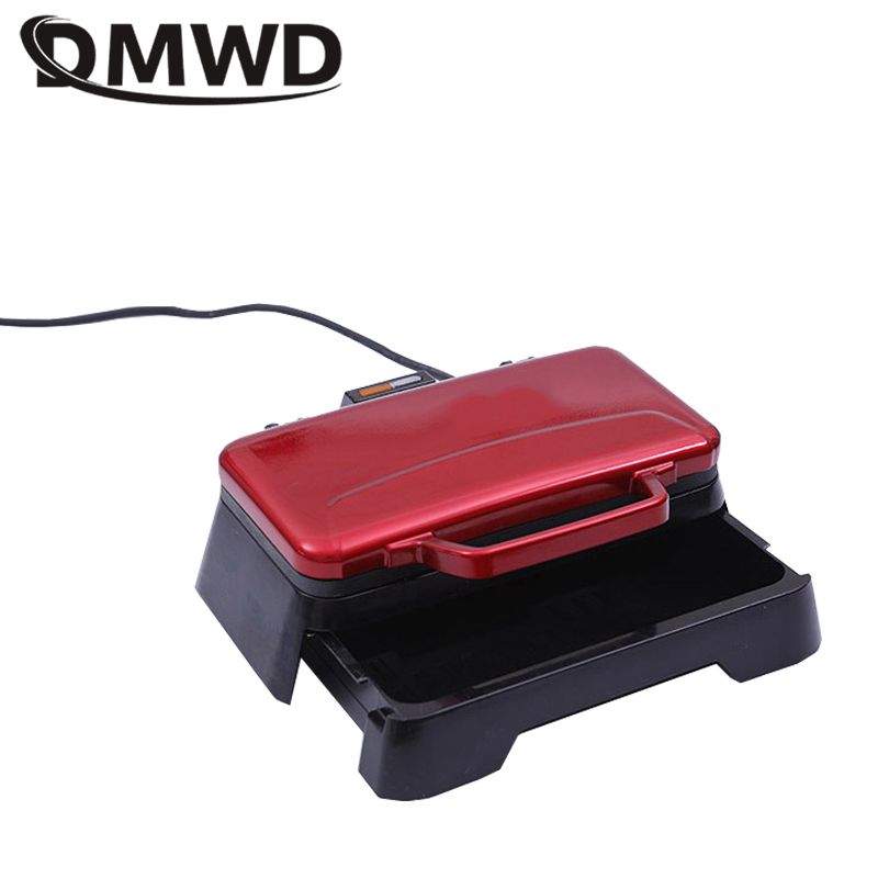Dmwd 3 In 1 Multifunctionele Ontbijt Maker 220V Ei Sandwich Hamburger Maker Hotdog Ham Worst Brood Broodrooster Non-stok Bakvormen