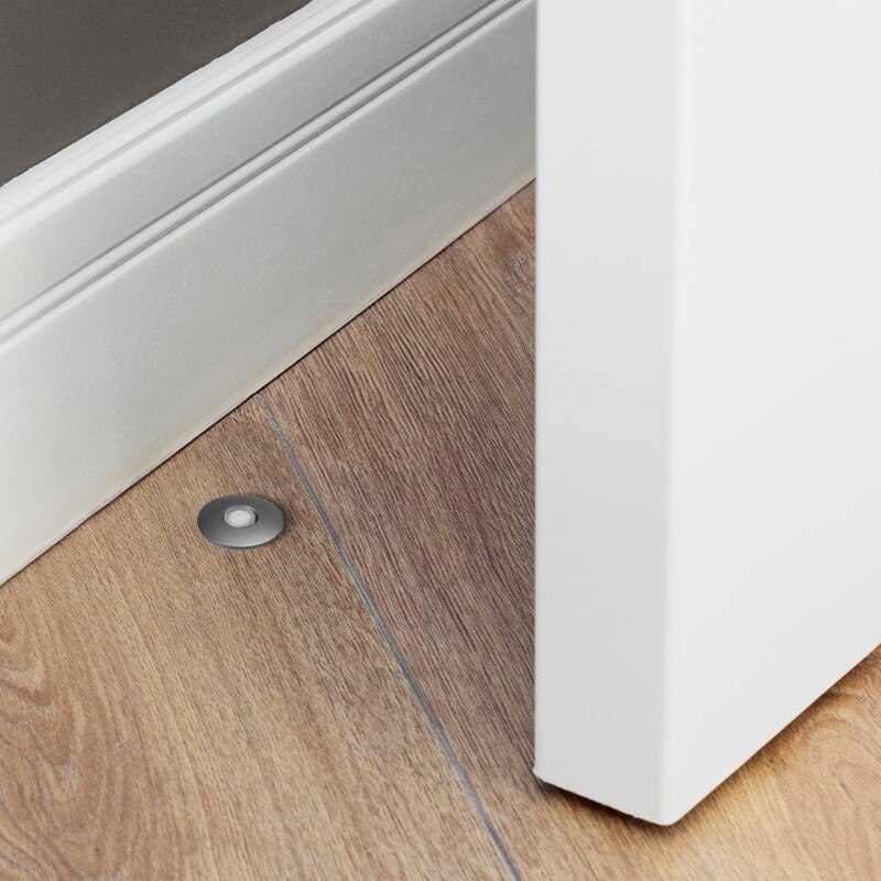 Butoir de porte magnétique Invisible en acier inoxydable, butoir de porte au sol pour tampon de porte, quincaillerie d&#39;arrêt de porte cachée