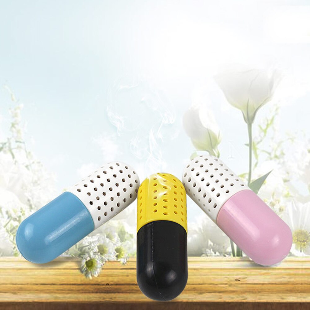 Steriliser Capsule Shape Closet Moisture Absorber Shoe Deodorizer Eliminator Air Purifying Dryer Drawer Smell Remover Household