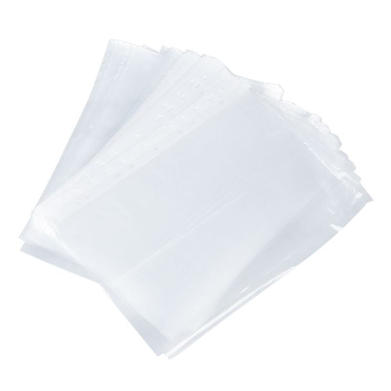 Office School A4 Papers Document Sheet Protector Clear White 100 Pcs: Default Title