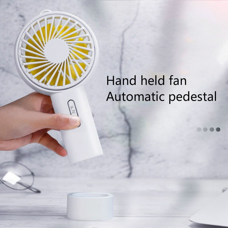 Desktop Schudden Hoofd Fan Usb Opladen Mini Grote Wind Student Slaapzaal Draagbare Handheld Kleine Ventilator