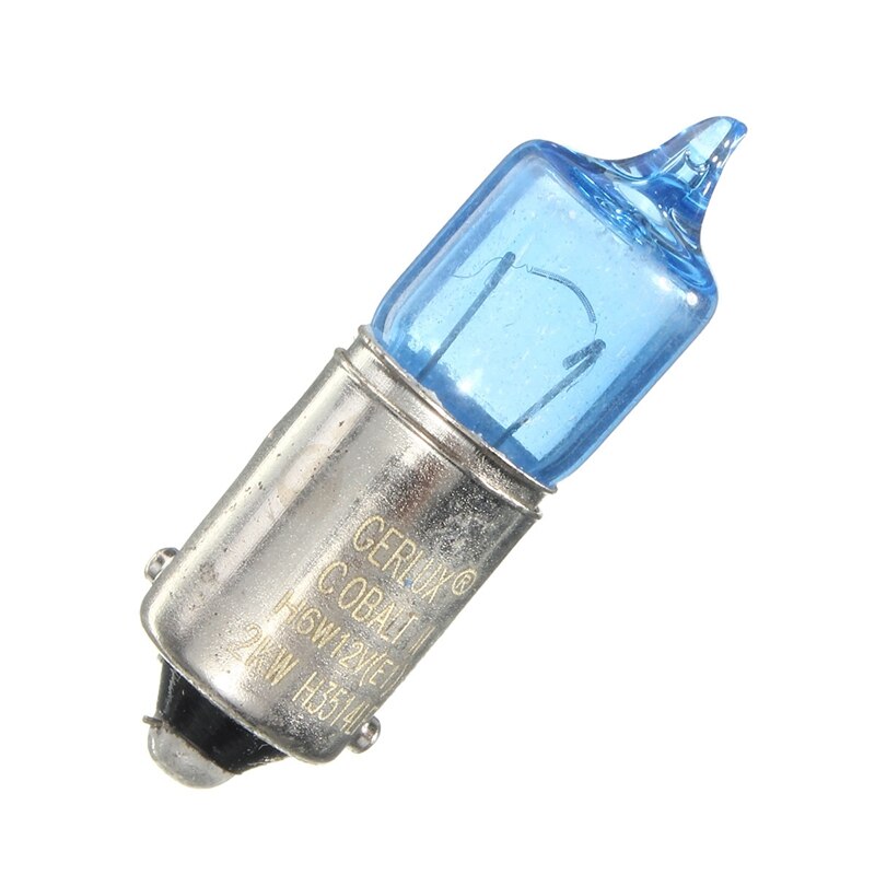 10 stk / lot 6w bax 9s h6w super hvite 5000k auto sidelys pærer blinklys lampe pærer auto lyskilde  dc12v