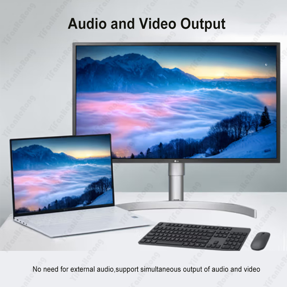 Adaptateur de câble UHD compatible DP vers HDMI, convertisseur vidéo HDTV, 4K, mâle vers femelle, ordinateur portable HP, DELL, port d'affichage PC, 1080P