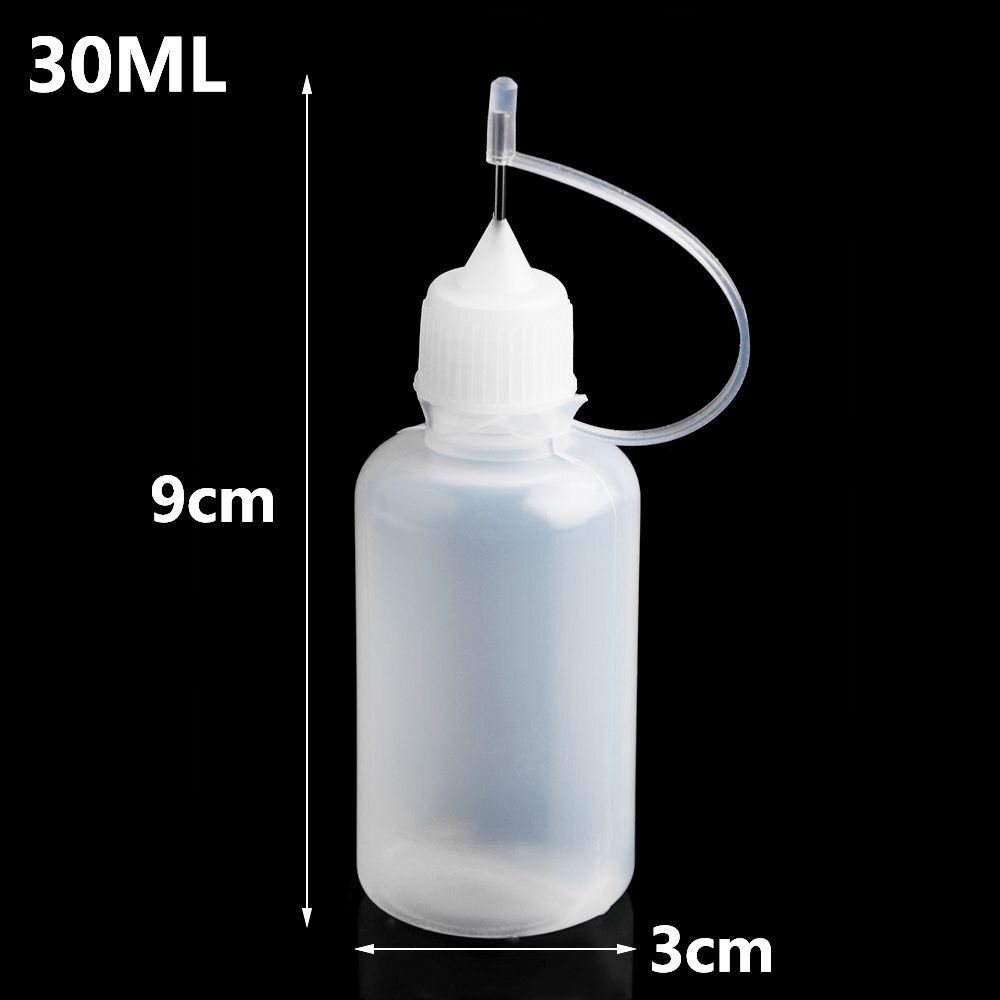 1Pcs 30ML Glue Applicator Plastic Reuse Needle Squeeze Bottle for Paper Quilling DIY Scrapbooking Paper Craft Tools