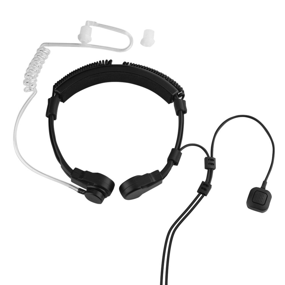 Throat Microphone Throat Vibration Headset Headphone For BaoFeng UV-5R UV-B5 UV-B6 BF-888S Walkie Talkie earphone Headset