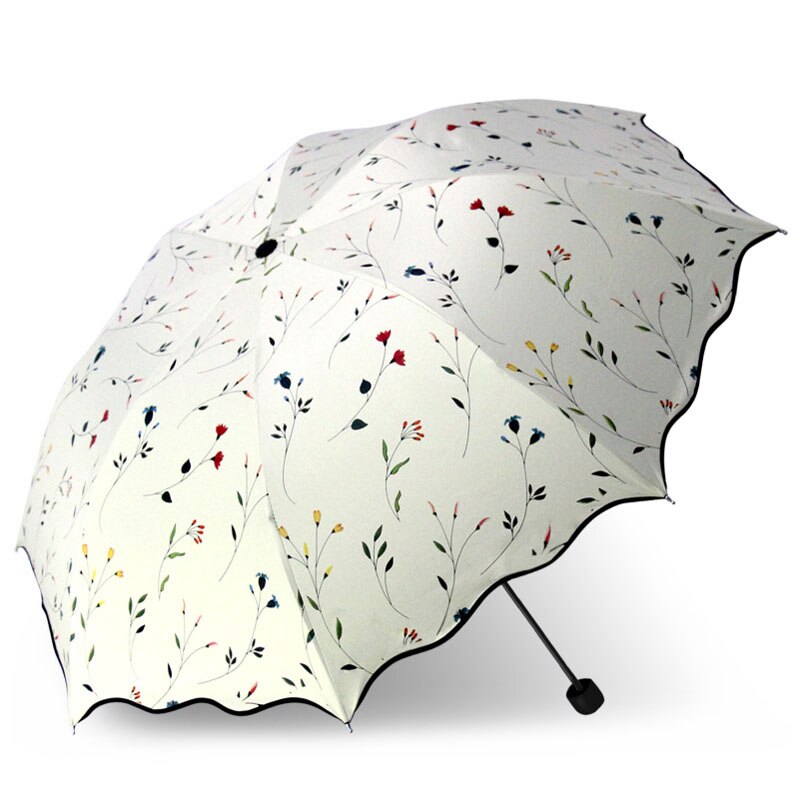 Sun Protection Windproof Portable Umbrella Travel Girls Luxury Cute Parasol Umbrella Rain Women Sombrilla Ambrella BW50YS