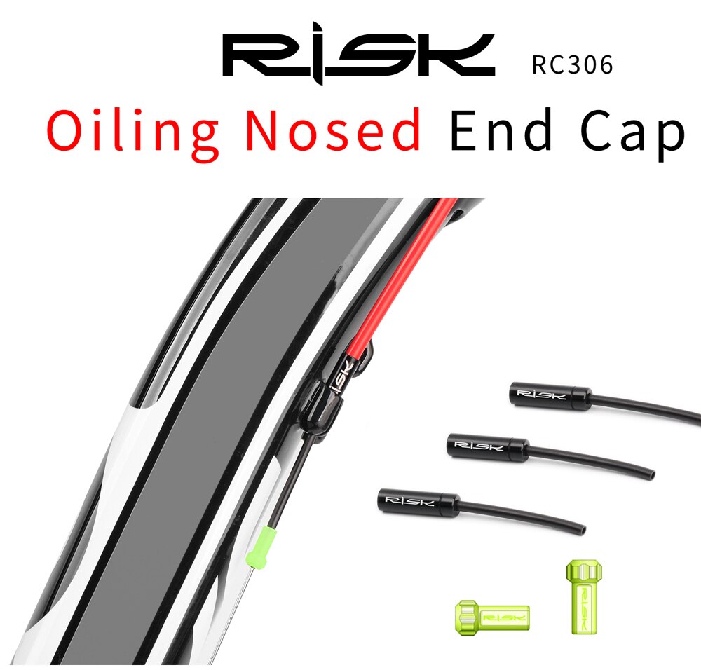 RISIKO 10 Stück Aluminium 4 mm Fahrrad-Schaltkabel 5 mm Bremsleitung Nasenendkappen Staubdichte Drahtrohrhülse für MTB Berg Straße Fahrrad