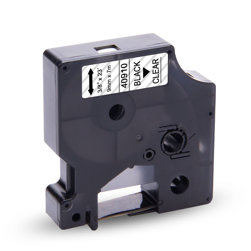 Uniplus 40910 40913 40916 40917 40918 40919 40921 etiketmaskine til dymo  d1 lm260d pnp etiketprinter 9mm blå rød gul tape
