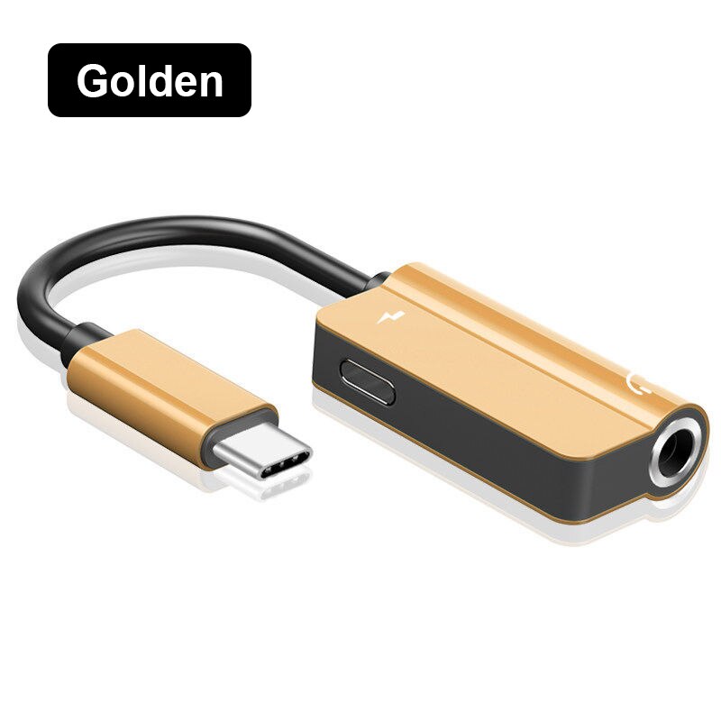 2 in 1Typ C 3,5mm Aux Adapter Usb C Zu 3,5 MM Kopfhörer Jack Adapter Audio- Kabel Für samsung Hinweis 20 Ultra S20 Plus Google Pixel: 03