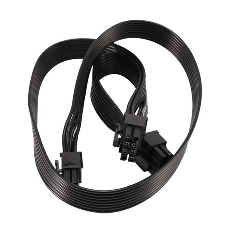 5Pcs PCI-E 6 Pin To 2 Ports 6+2 Pin Power Supply Cable For Cooler Master V Series V850 V700 V1000 Modular PSU