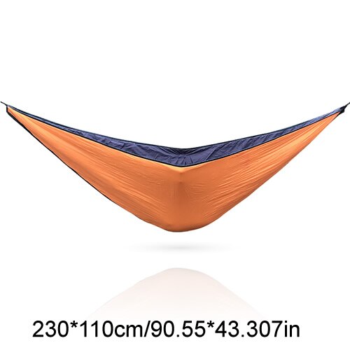 Best Selling Camping Dubbele Draagbare La Siësta Hangmat Underquilt Underblanket Nylon Hangmat Slaapzak: Orange underquilt
