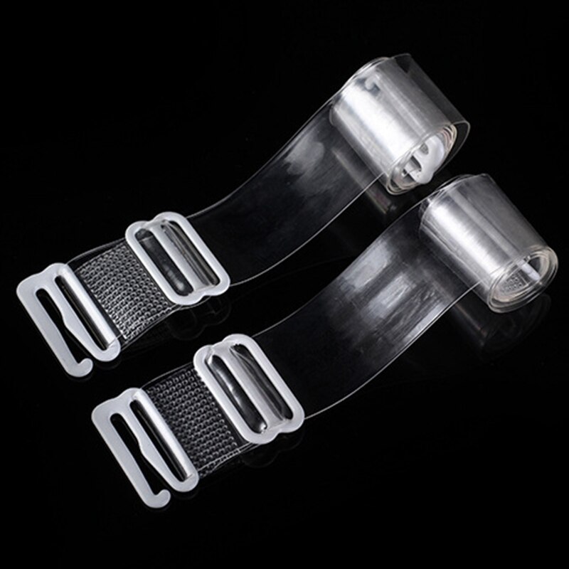 1cm brede, doorzichtige bh-bandjes voor vrouwen, verstelbare, onzichtbare, transparante bh-bandjes, schouderband zonder rug, bh-verlengstuk, accessoires