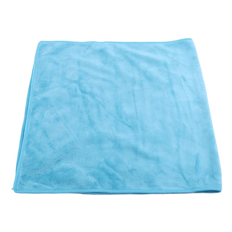 Nuttig Grote Dikke Zachte 75x35 cm Absorberende Polyester Fiber Beach Drogen Bad Washandje Douche Handdoek: sky blue