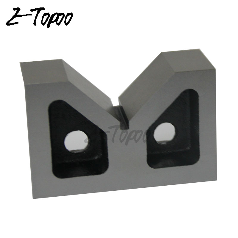 1pc 4" Cast Iron V-Blocks Ground B type V iron 90 Degree 4inch V-frame gauge
