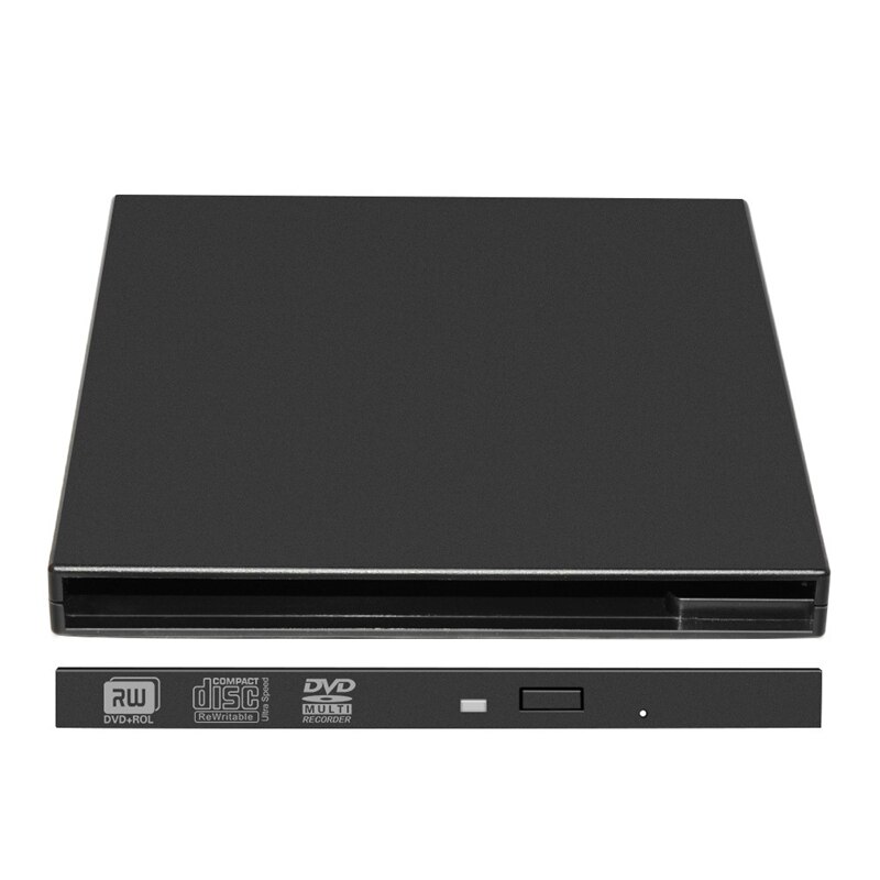 12.7mm USB 2.0 External DVD/CD-ROM Case For Laptop Desktop PC Optical Disk Drive SATA To SATA External DVD Enclosure