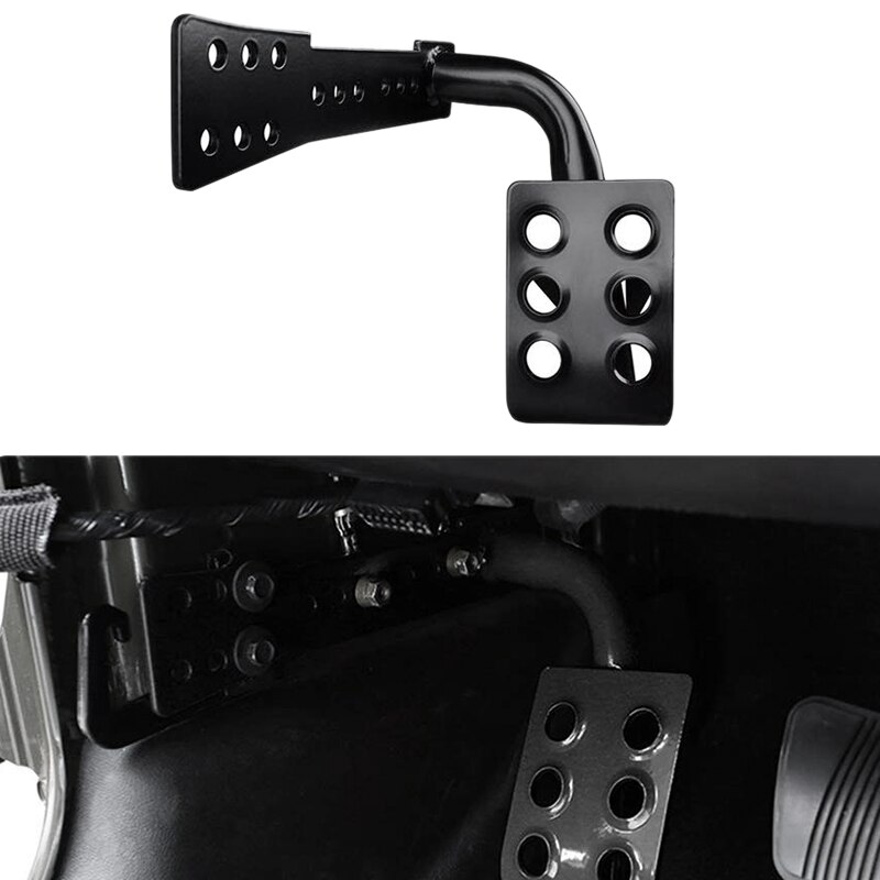 Steel Dead Pedal Left Side Foot Rest for Jeep Wrangler JK Unlimited 2007 Rubicon Sahara x Off Road Sport Accessories