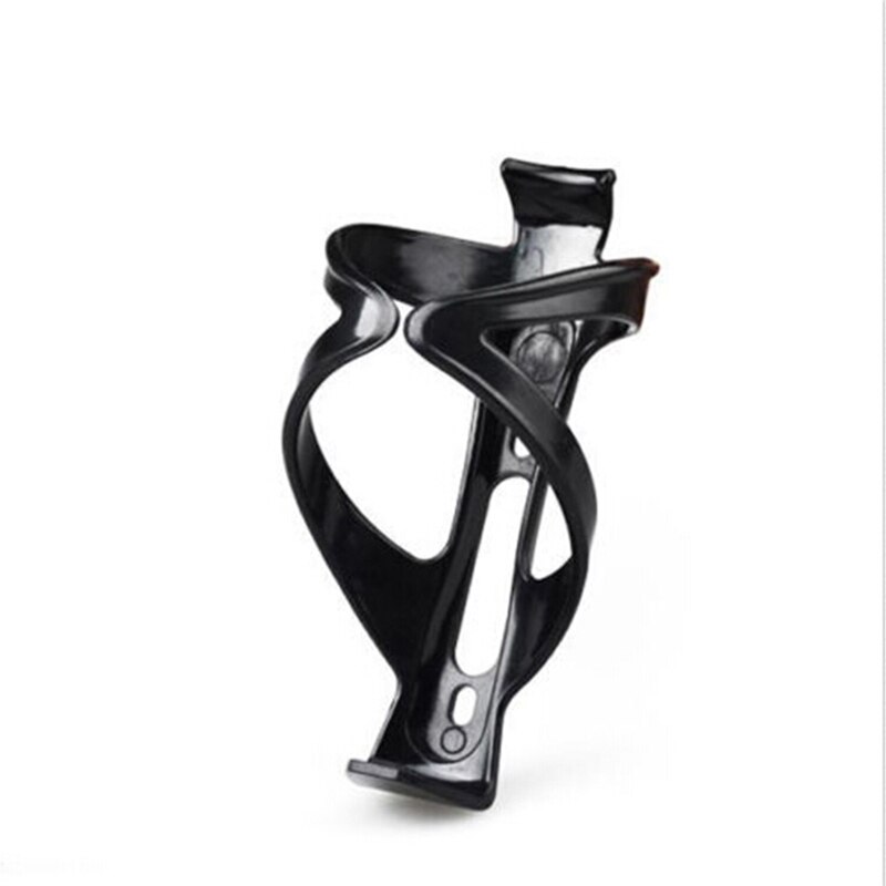 Soporte de botella de agua para bicicleta de bicicleta, jaulas de bicicleta de montaña de plástico ajustable, jaulas de botellas de accesorios de ciclismo MTB: Black