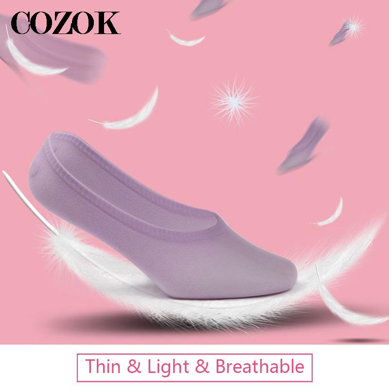 5 paia/lotto calze magiche da donna EU25-39 invisibile bocca bassa calzini da barca proprietà sottile antiscivolo in silicone colore caramella calzini in velluto