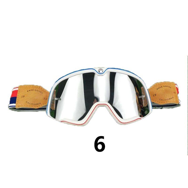 MX Off Road-gafas para Motocross, cascos de Moto de cross, gafas de esquí, ATV, Retro: as the picture 6