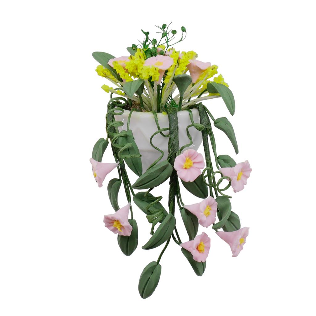 Lovely Plant Flower Dollhouse Miniature Home Yard Indoor Outdoor Decoration - 1/12 Scale