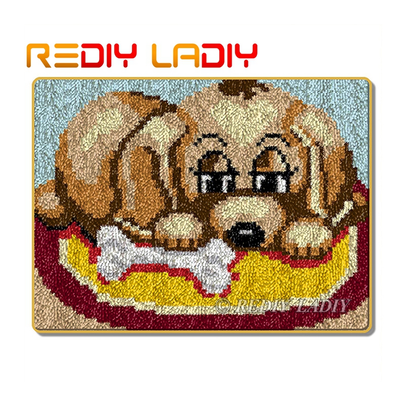 Zestawy robić szydełkowania dywanów z haczykami, szydełkowanie dywanów, świąteczne włóczki hohoho, płótno z nadrukiem, poduszki, mata, szydełkowanie, gobeliny: Zd304