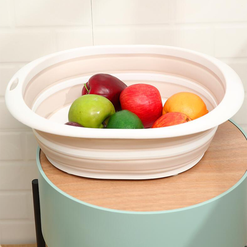 Lavabos portátiles multiusos para el hogar, productos de baño de plástico grueso y plegable para viajes al aire libre