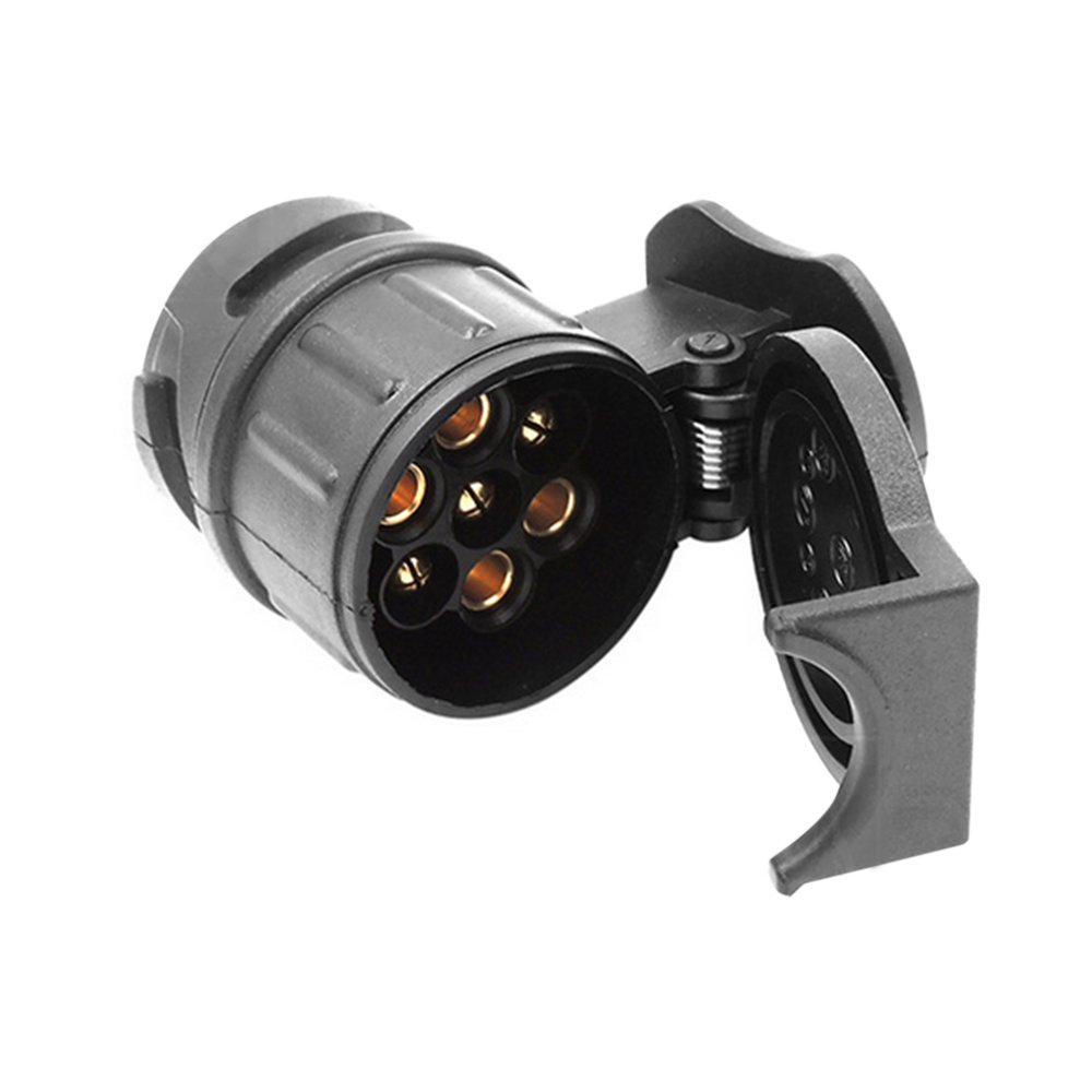 13 Pin Turn 7 Pin Plug Socket Car Cable Connector Waterproof Trailer Signal Light Car Towing Conversion Adapter