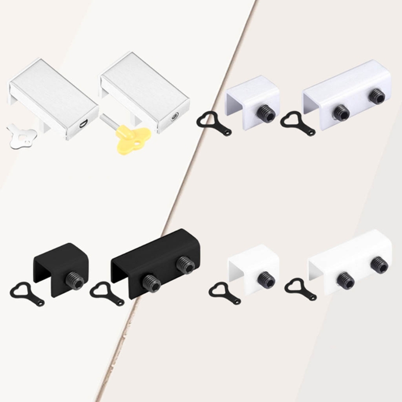 Adjustable Window Security Locks Window Limiters Latch Position Stopper Sliding Sash Stopper for Child Safety