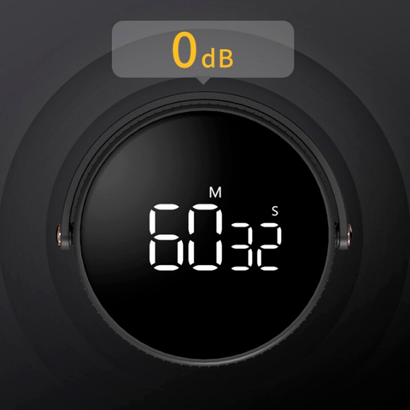 Xiaomi mijia Digital Kitchen Timer Magnetic Countdown Timer with 3 Volume Levels Egg with Large LED Scree With Bracket