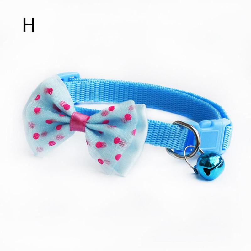 Misterolina katte hunde butterfly krave justerbar klokke slips halsbånd dejlige katte hund hvalp butterfly halsbånd kæledyrsartikler peq 2196