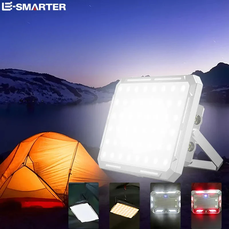 LED-campingtentlicht Oplaadbaar zoeklicht Krachtige noodverlichting voor buiten Waterdichte draagbare hangende nachtlampen