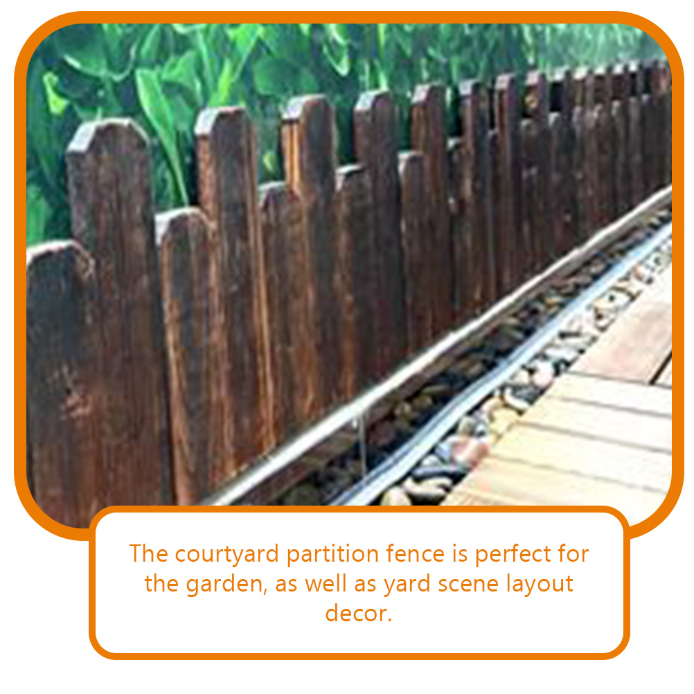 Muur Vangrail Tuinborders En Randafsluiting Houten Houten Decoratief Landschap Franje