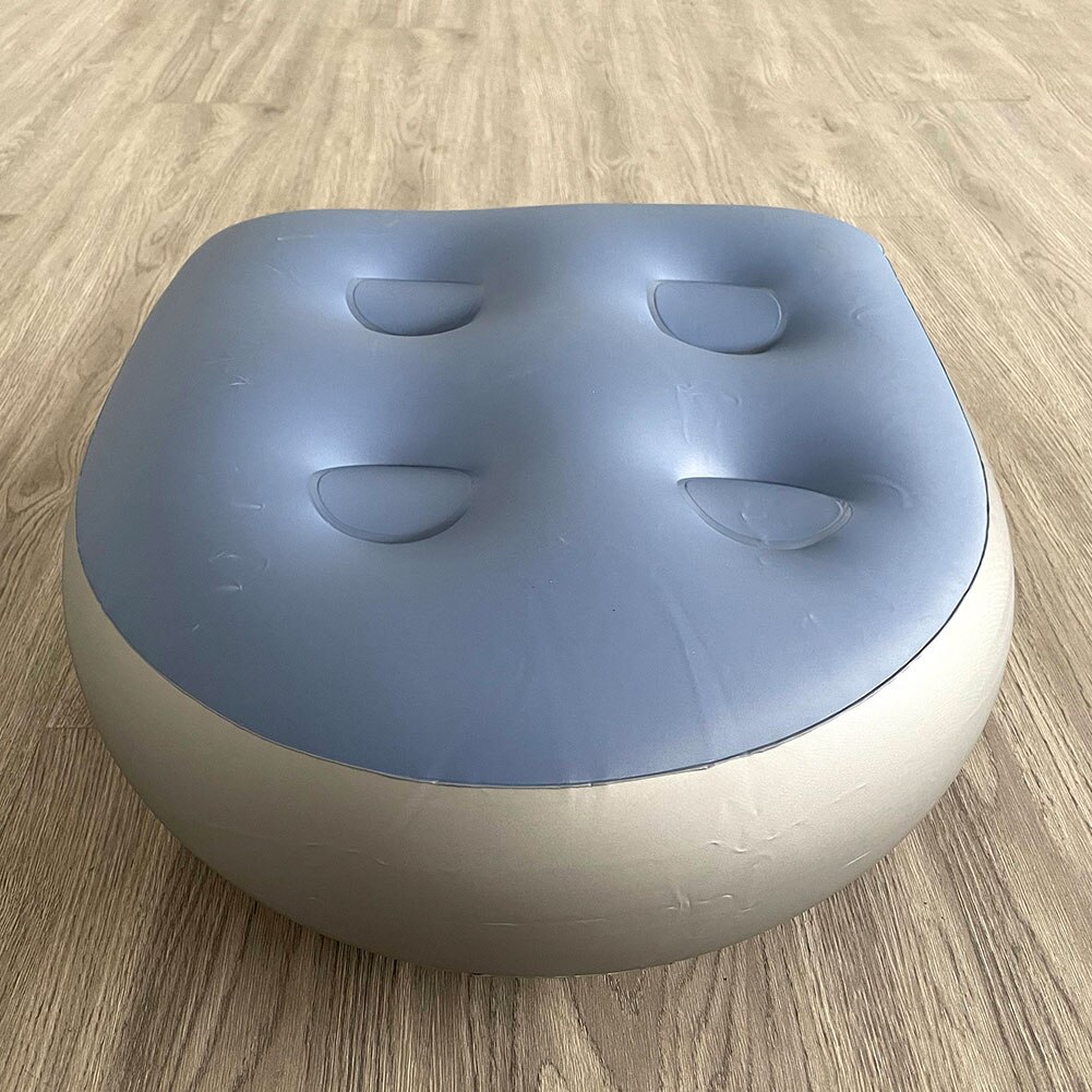 Aufblasbares bootskissen, multifunktionaler badewannen-sitz, weiches badewannen-spa-kissen für erwachsene und kinder, blau, outdoor-strand