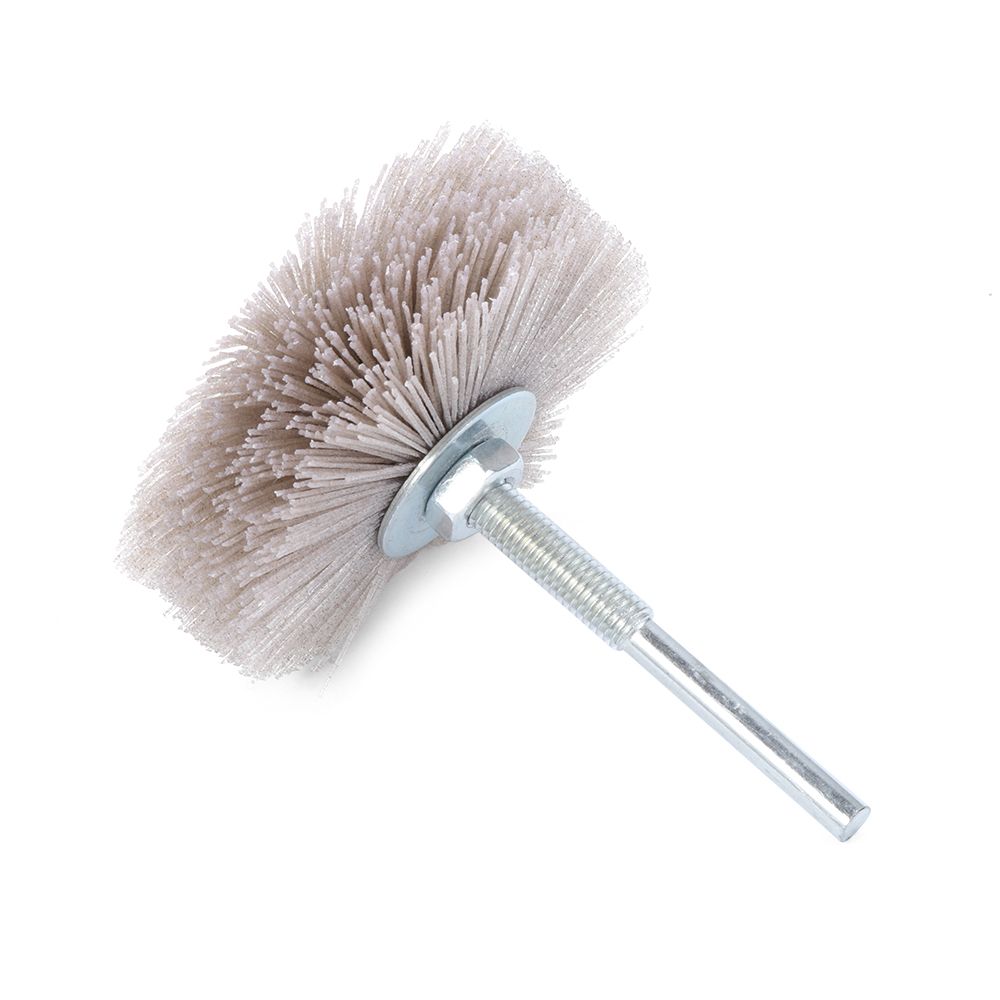 Wood Furniture Drill Polishing Deburring Grinder Abrasive Wire Grinding Flower Head Nylon Wheel Brush Electric Drill Polishing
