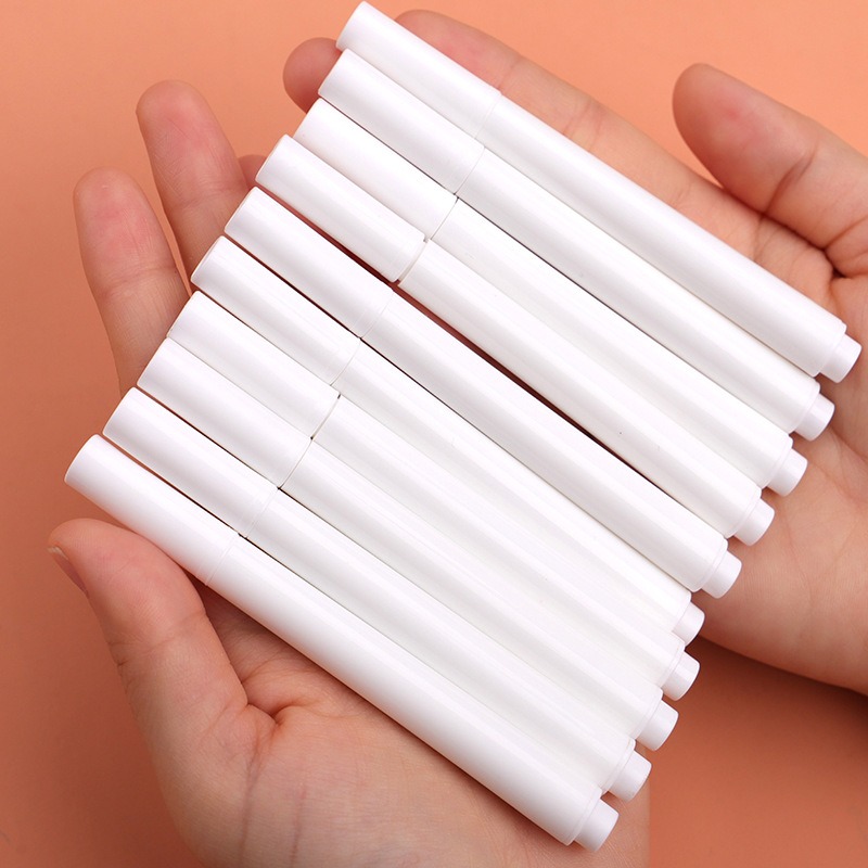 10/2 stk. hvit flytende kritt, viskelærpenn, tusj til glassvinduer, tavle, tavle, vindu, hvit penn, vaskbar, viskelær