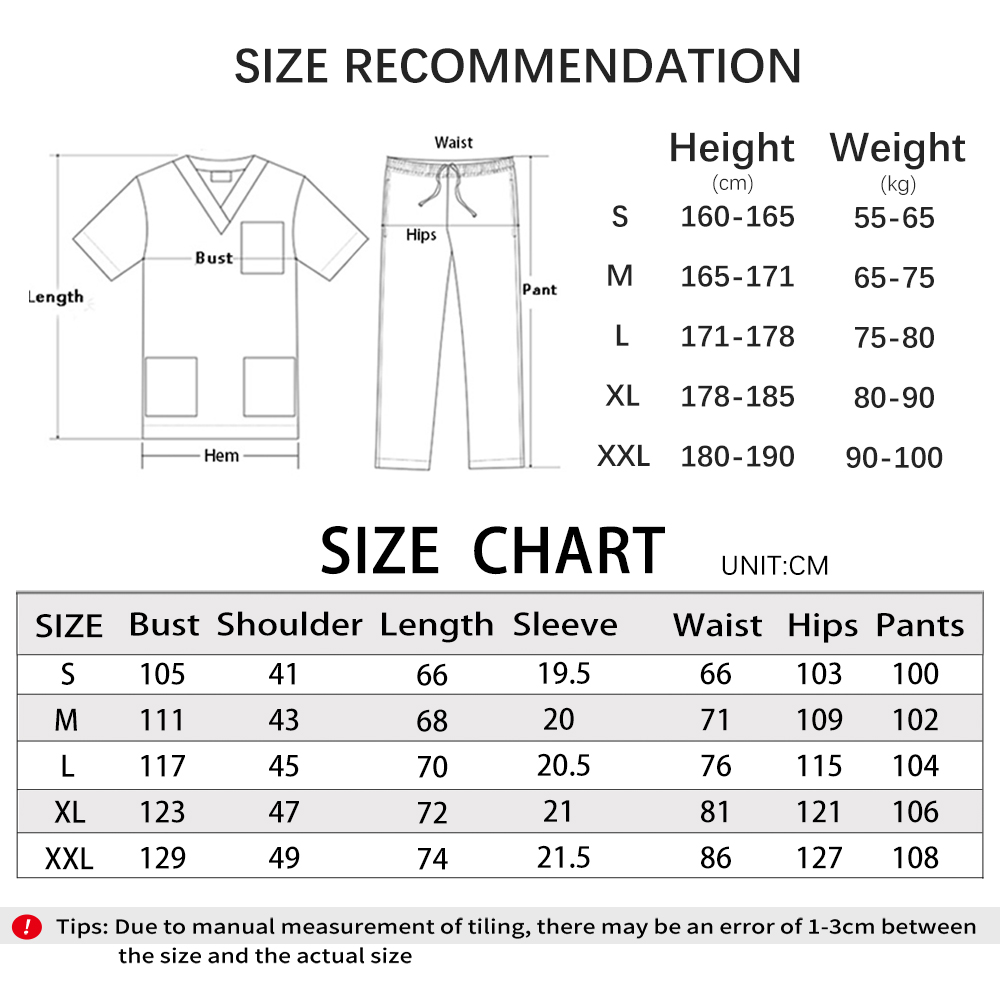 Uniformes quirúrgicos para mujer, conjunto exfoliante médico para enfermera, salón de belleza, ropa de trabajo, top, pantalones, Spa, médico, traje clínico de enfermería