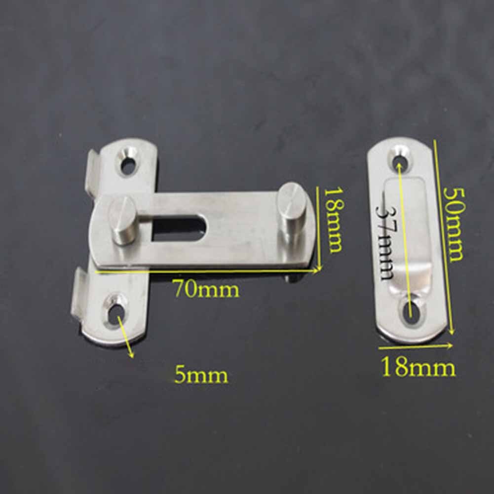 Hasp Latch Stainless Steel Lock Window Cabinet Home Security for Sliding Door Pet Cage Door Lock Latch Hardware Tools