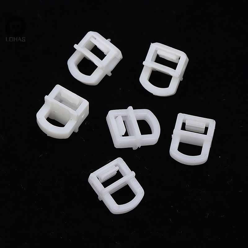 10 Stuks Auto Gordijn Spoor Wiel Truck Gordijn Gesp Auto Gordijn Spoor Ophanging Katrol Glijdende Bal Gordijn Rail Clips Haak