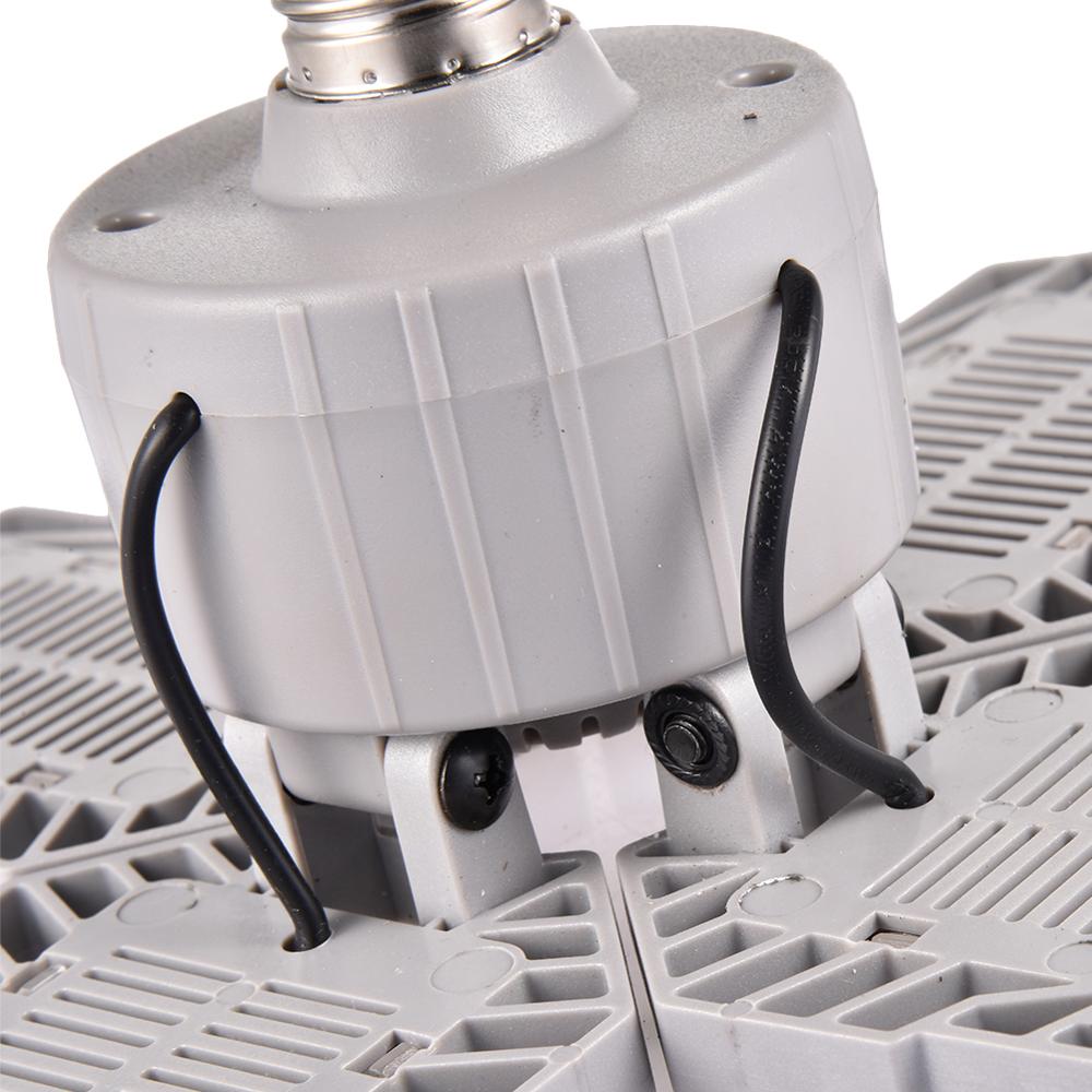 LED Garage Light Deformable Lamp Indoor Light with 4 Adjustable Panels for Warehouse Bar Basement