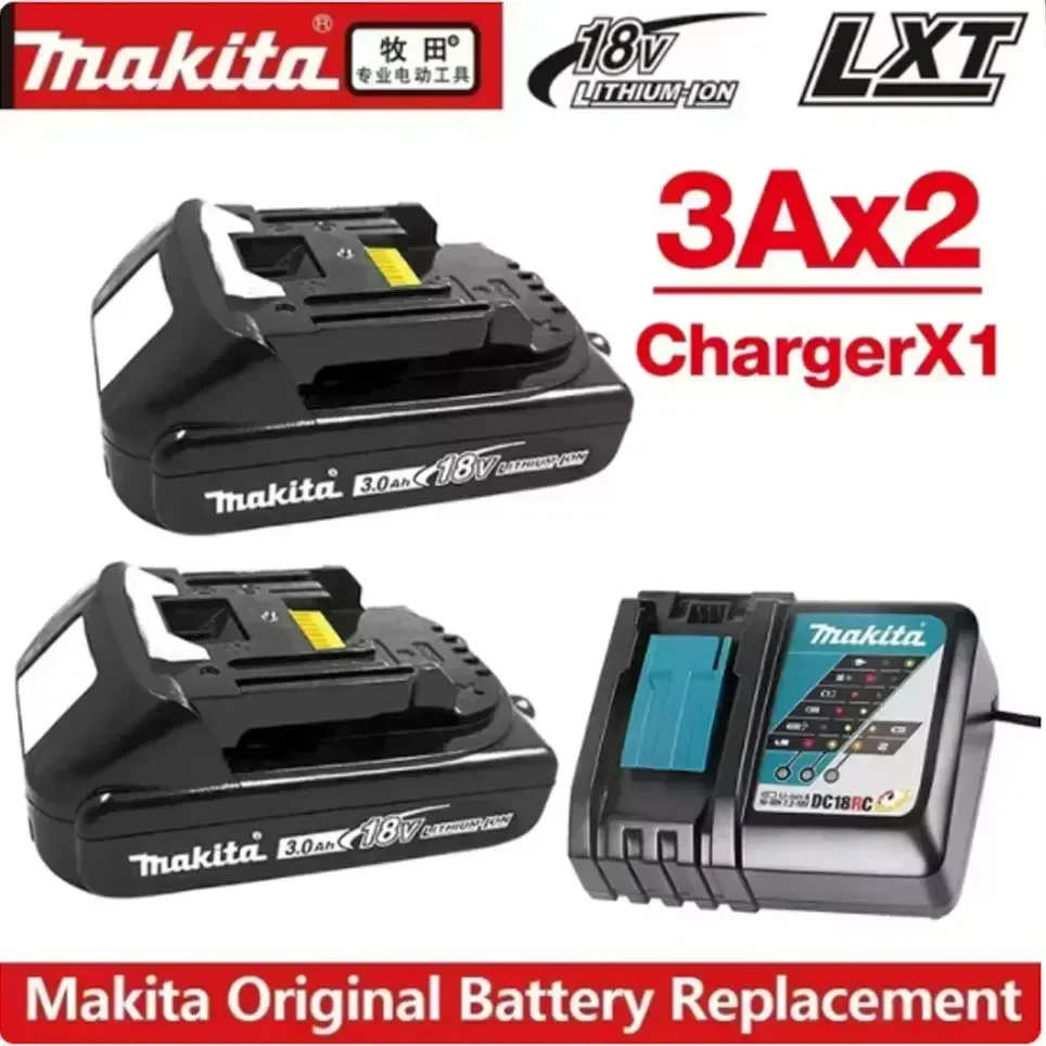 Originele Makita 6Ah/3Ah/Makita 18V Batterij BL1830B BL1850B BL1850 BL1840 BL1860 BL1815 Vervangende Lithium Batterij