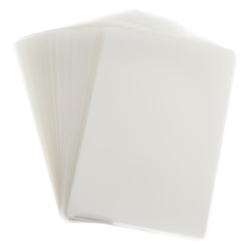 200Pcs Transparante Laminator Lakens Thermische Lamineren Zakjes Foto Opslag Plastic Vellen Lamineren Papier Voor Photo Document: Default Title