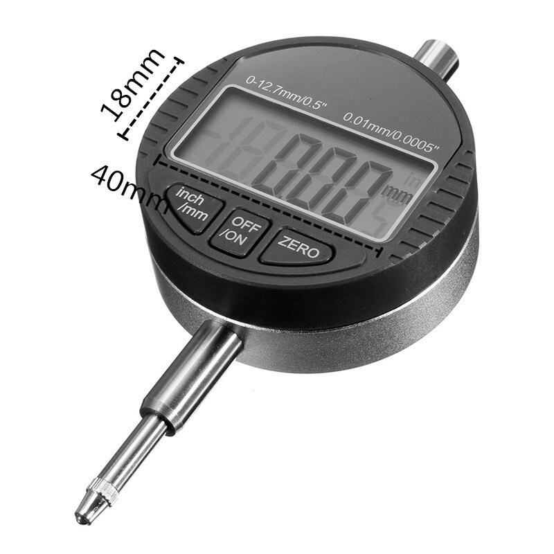 0-12.7mm/0.5" X0.01mm Digital Indicator Digital Dial Indicator Electronic Dial Indicator Indicator Dial Digital Dial Gauge