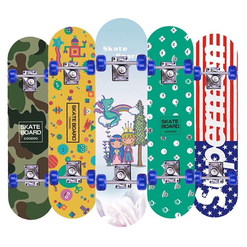 Skateboard Vier Wiel Scooter Kinderen Dubbele-Tilt Esdoorn Scooter Baby Scooter Professionele Scooter