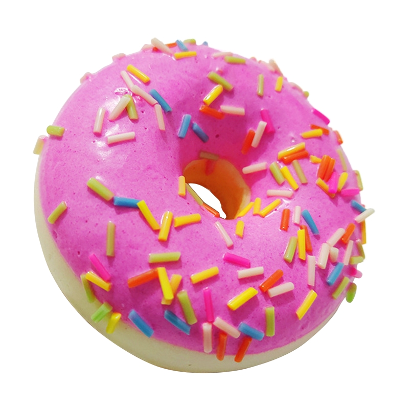 6.2cm künstliche Mini-donuts, squishy-spielzeug, modelllebensmittel, schokoladenkuchenrolle, fotodekorationsrequisiten: Dunkelgrau